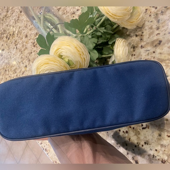 Hermes Rare Collectors Canvas Bolide Samarcande Toiletry Case MM Indigo Bleu - Picture 14 of 17